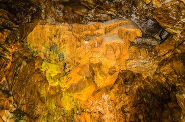Inside of the Resava cave in Serbia