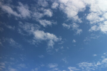 Blue sky and beautiful clouds