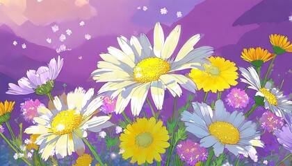 Obraz premium the ethereal beauty of flowers in bloom, masterfully rendered in soft pastels