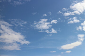 Blue sky and beautiful clouds