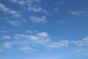 Blue sky and beautiful clouds