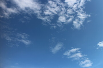 white cloud with blue sky background