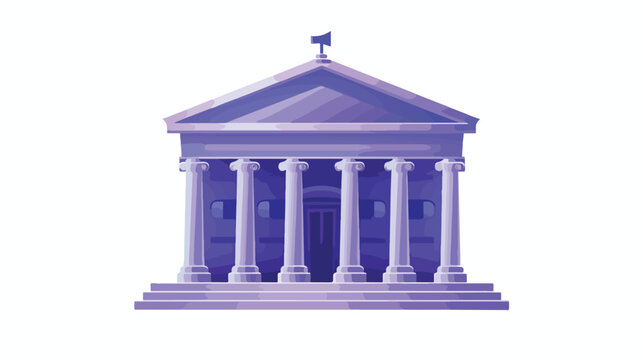 Bank representation icon Image vector