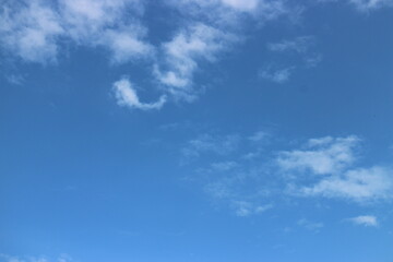 white cloud with blue sky background