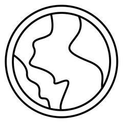 World environment and earth icon.