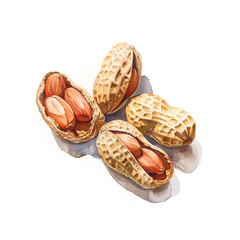 ピーナッツのイラスト