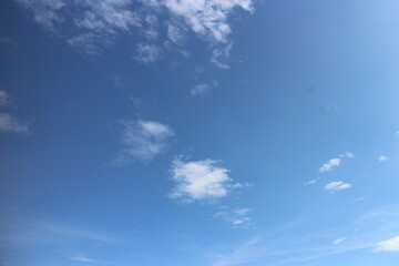 white cloud with blue sky background