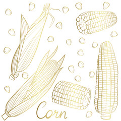 seamless pattern of corn - 782970504