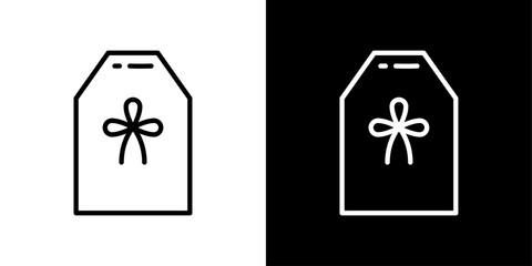 遺骨のシンプルな線画アイコン