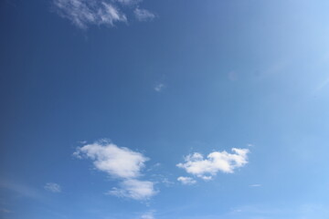 Summer blue sky cloud gradient light white background.