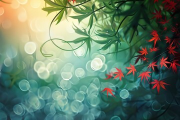 abstract background for Greenery Day Japan