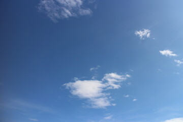 Summer blue sky cloud gradient light white background.