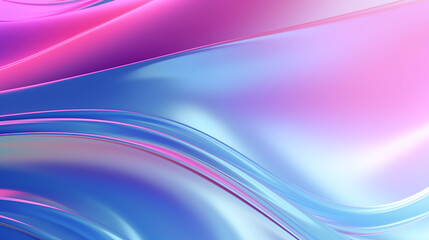 Naklejka premium Blue and pink wavy abstract background