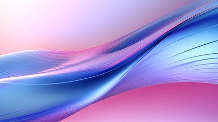 Naklejka premium Blue and pink wavy abstract background