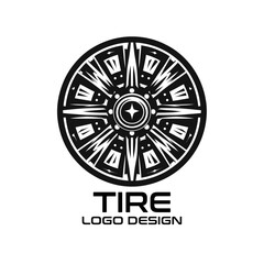 Tire Vector Logo Design