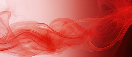 Red smoke swirling in the air - obrazy, fototapety, plakaty