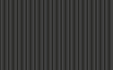 Gradient 3D realistic metallic stripes on black color background