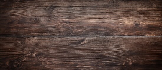 Wooden surface with a rich brown hue