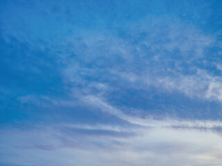 blue sky with clouds