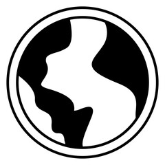 World environment and earth icon.