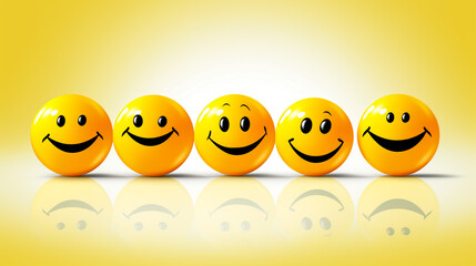 Smile face pattern with colorful yellow for web background.icon balloon design vector illustration.
