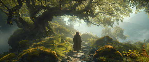 Hobbit in middle earth