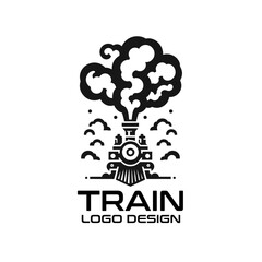 Train Vector Logo Design