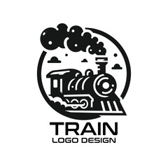 Train Vector Logo Design