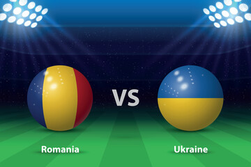 Romania vs Ukraine. Europe soccer tournament 2024 - 782992304
