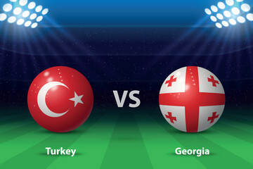 Turkey vs Georgia. Europe soccer tournament 2024 - 782992314