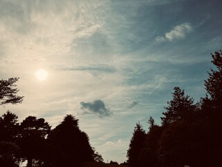 あるゴルフ場の空