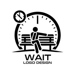 Wait Vector Logo Design