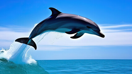 Dolphin Leaping Out of the Water: Stunning Aquatic Acrobatics