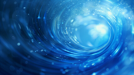 Vortex blue water background poster. Abstract concept banner. Digital raster bitmap illustration....