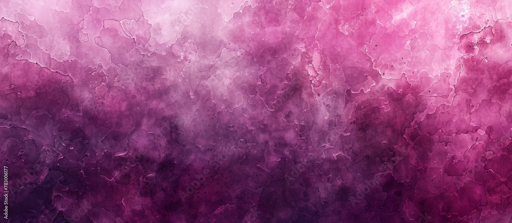 Canvas Prints Close up view of an abstract art painting featuring pink and purple colors