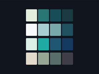 Fashion Trend Color guide palette 2022-23. An example of a color palette vector. Forecast of the future color. Color palette for fashion designers, fashion business, garments, and paints companies