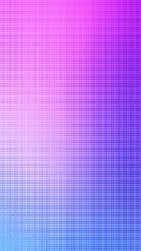 Vertical video - colorful pink and blue color gradient halftone dots pattern background. This vibrant textured abstract background is full HD and a seamless loop.