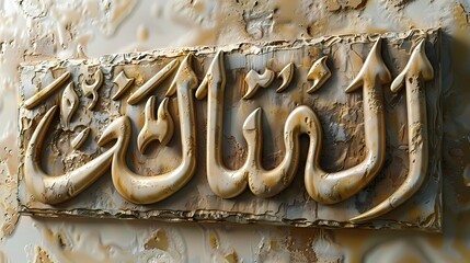 The words "Eid Mubarak" spelled out in an elegant English font, creating a refined design on a plain canvas