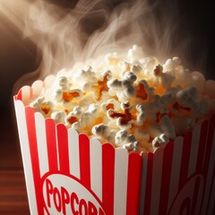 Close-up of popcorn