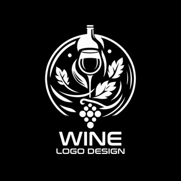 Wine Vector Logo Design