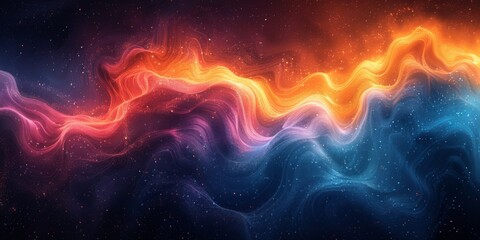 background. multicolored waves. the colors of the rainbow. bright colors. beautiful background....
