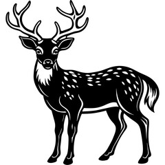 deer silhouette vector
