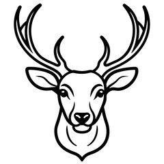 deer head vector
