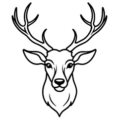 deer head vector