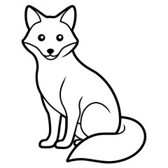  fox-sit-icon-illustrations