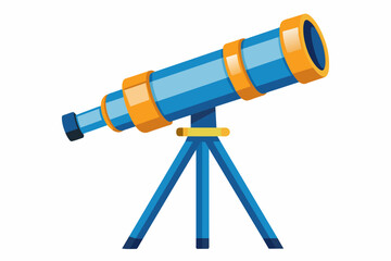 Fototapeta premium telescope vector art work illustration