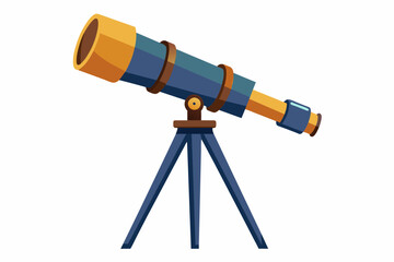 Obraz premium telescope vector art work illustration