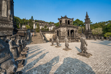 Architectual Tomb of Emperor Khai Dinh (Lang Khai Dinh), Hue city, Vietnam. The most beautiful tomb...