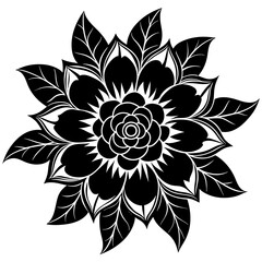    Flower vector illustration.
