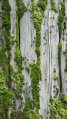 Obraz premium background, texture, old boards with moss.